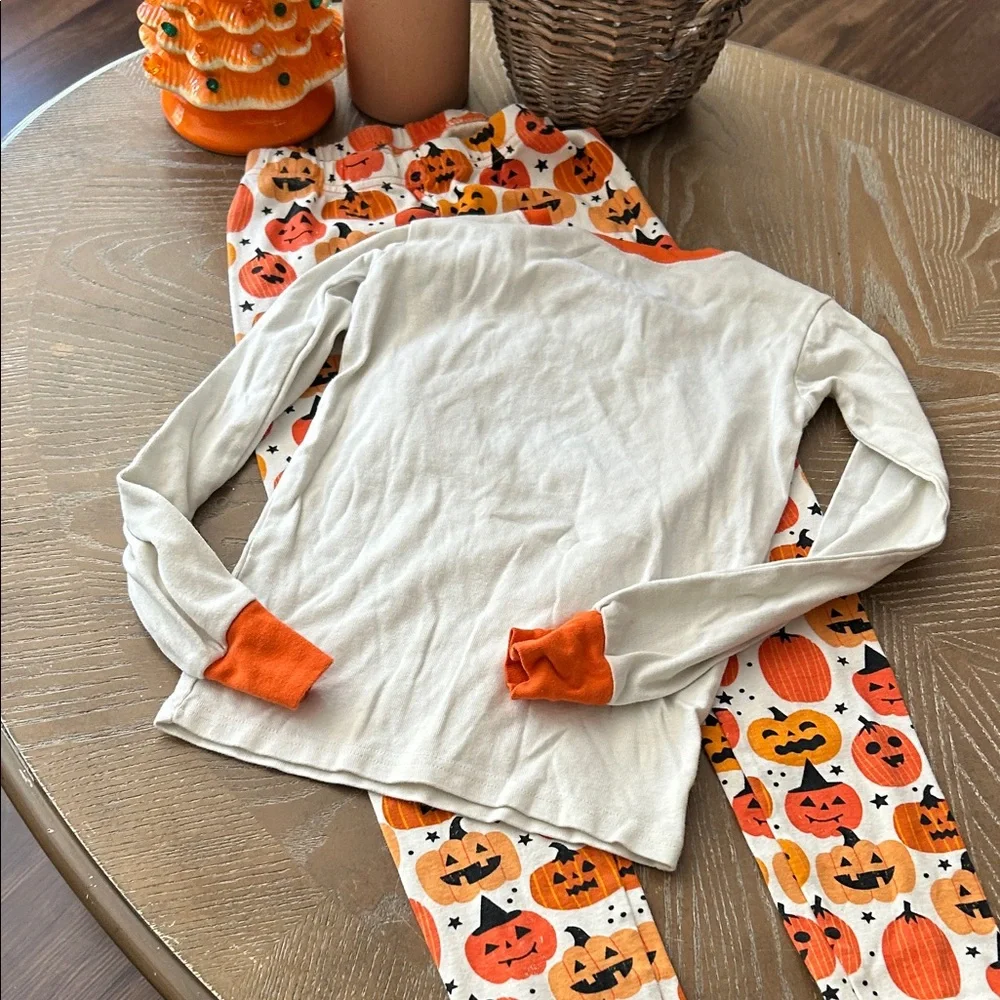 Gymboree Kids Pumpkin Jack-o’-lantern Halloween Pajama Set